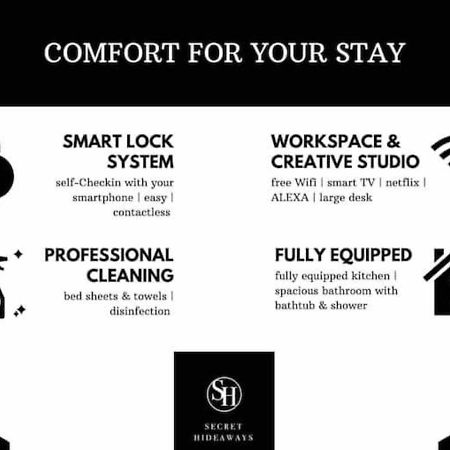 Secret Hideaways Cozystudio Superior Apartments Mit Wifi L 450M Bis Uni L Messe L Flughafen L Zoo Duisburg Exteriör bild